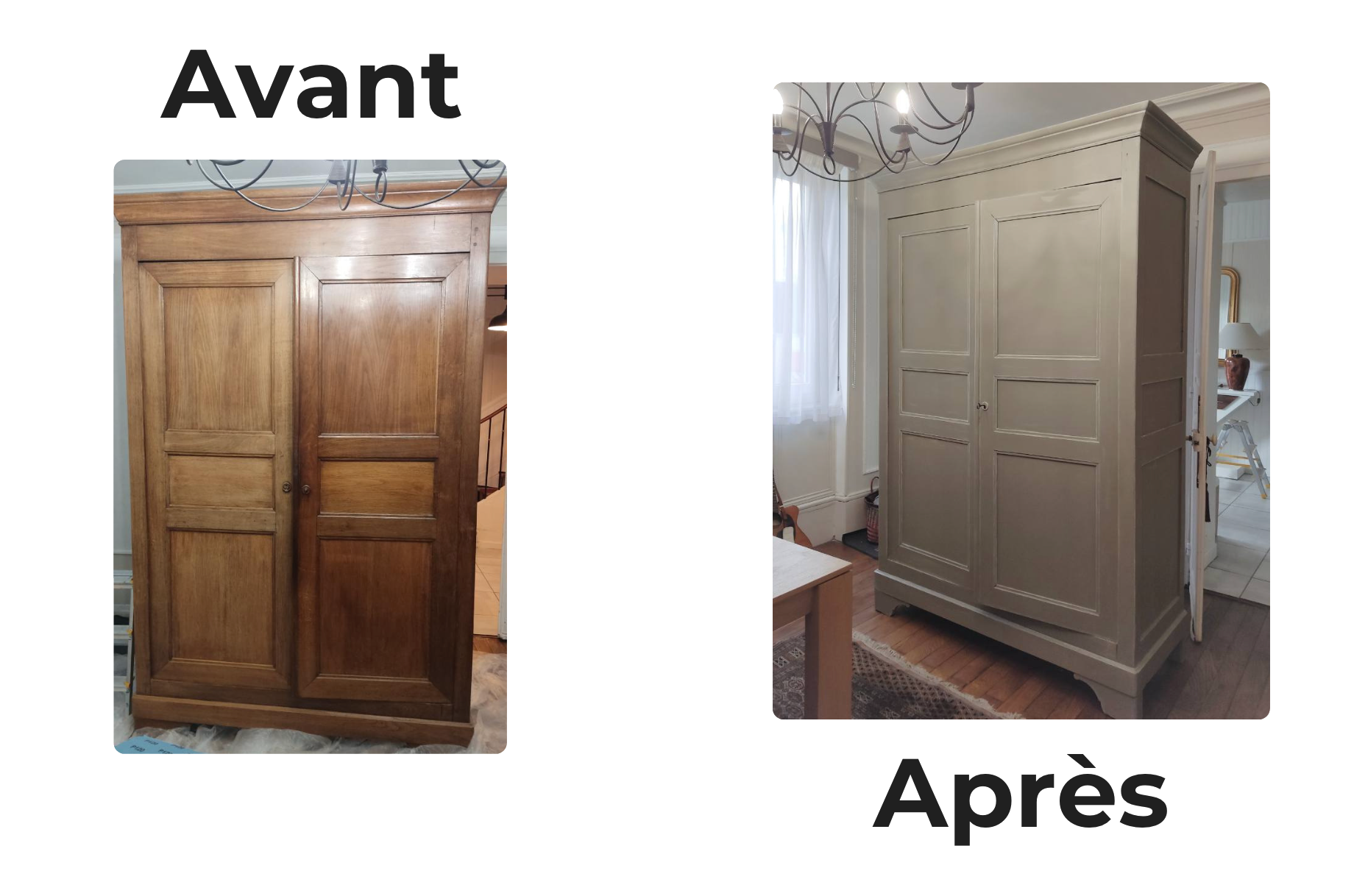 Avant - Après Armoire