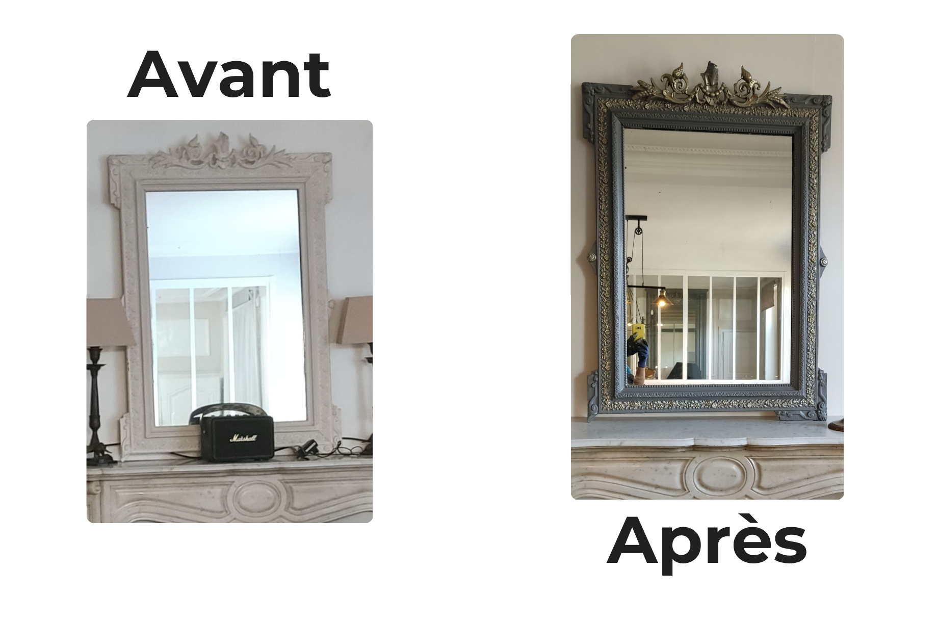Avant - Après miroir